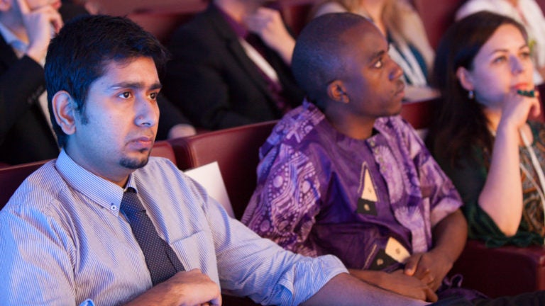 Georgetown Student Unveils Earth Fellows Project at Qatar’s WISE Summit