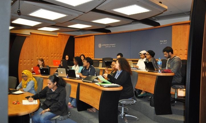 Georgetown Students in Qatar and Washington Use New High-Tech Platform for Research Collaboration