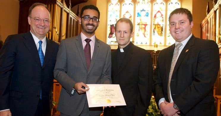 Three Georgetown in Qatar Students Inducted into Prestigious Alpha Sigma Nu Honor Society