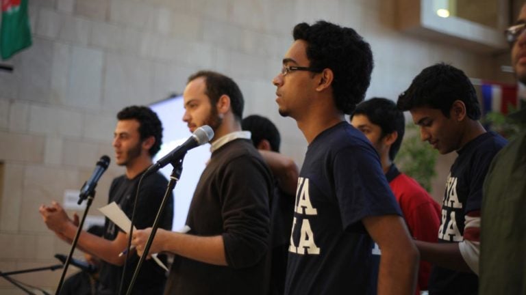 SFSQ Students Celebrate the First Annual Hoya Spirit Day