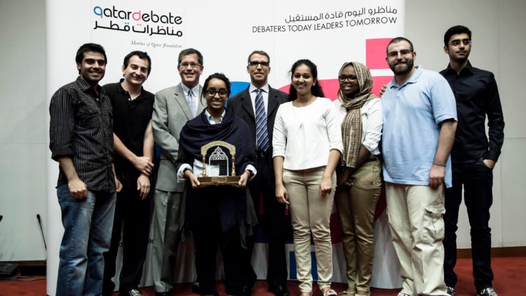 SFS-Q Students Clinch the Qatar Universities Debate League Championship