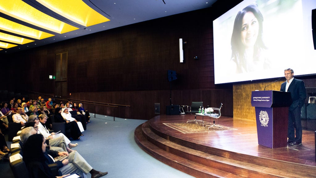Georgetown SFS-Q Hosts 'Mornings in Jenin'