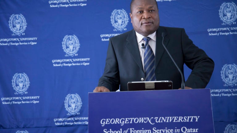 Georgetown SFS-Q Students Meet Nigeria’s Senior Advocate