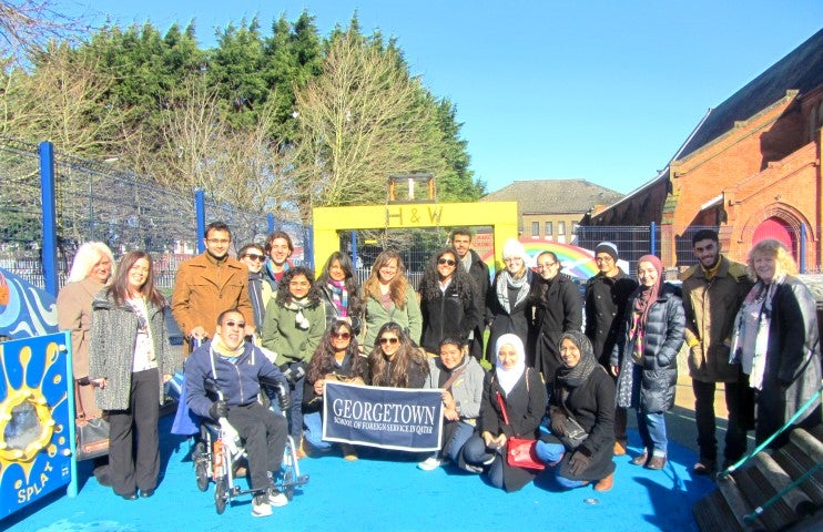 From Doha to Belfast: GU-Q Learning Trip Focuses on Conflict Resolution in Northern Ireland