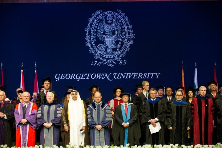 Class of 2014 Honored at Georgetown University Qatar Commencement Ceremony