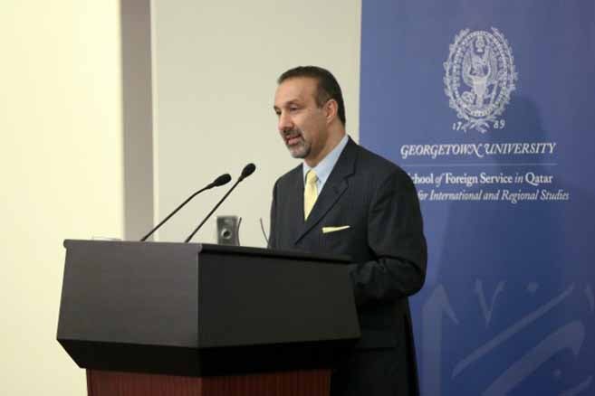 Georgetown Hosts Palestinian Activist Discussing a New Path to Peace at a Public Lecture