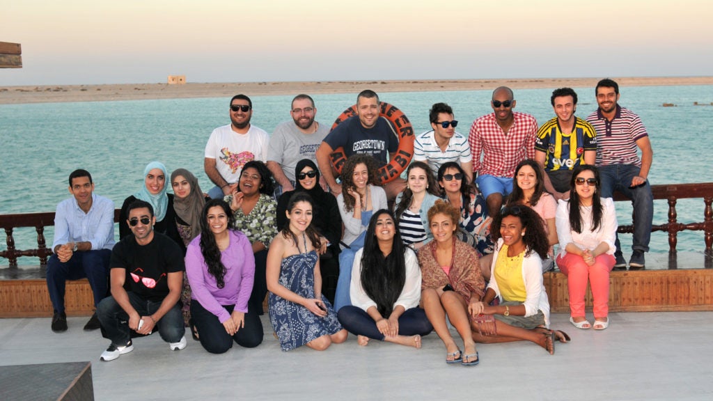 Graduates and Seniors Reconnect with GCC Alumni Club Dhow Trip