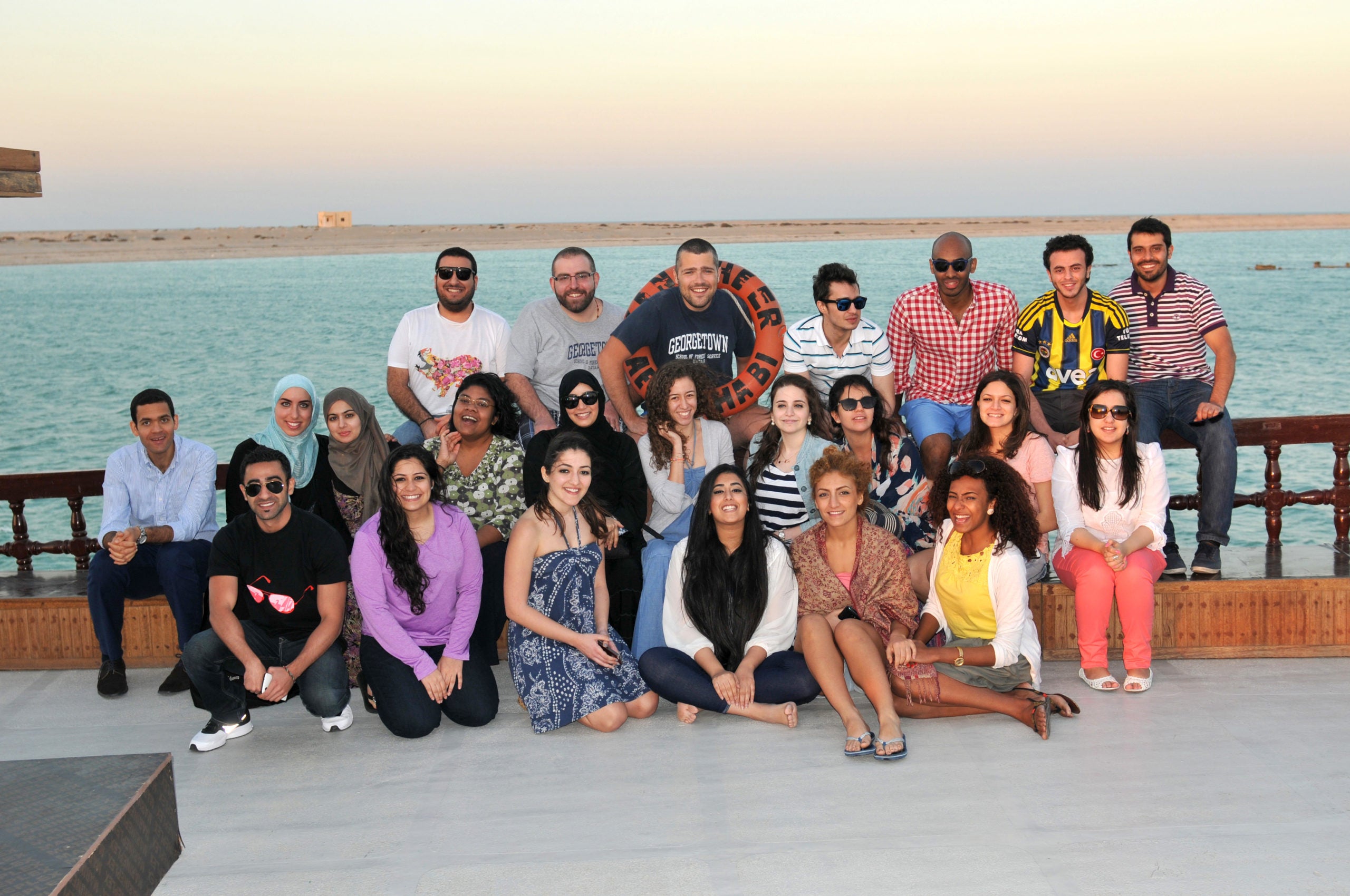 Graduates and Seniors Reconnect with GCC Alumni Club Dhow Trip
