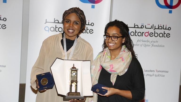 Georgetown University named 7th Annual Qatar University Debate League Champions