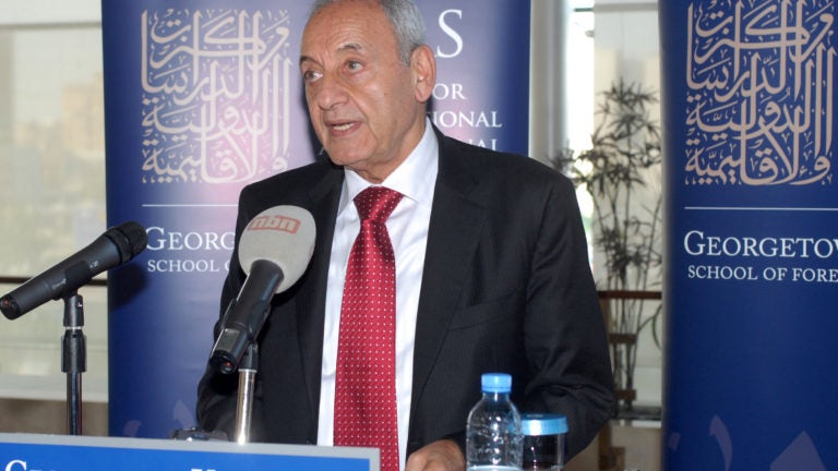 Lebanese MP Discusses Democracy