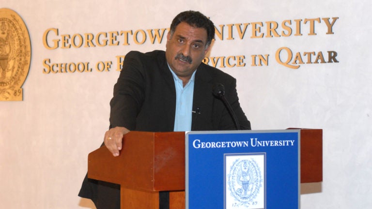 Azmi Bishara Speaks on “The Palestinian Question” at Georgetown