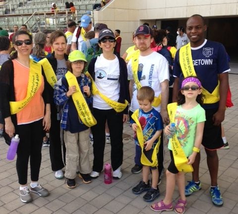 Georgetown University Joins in Qatar Foundation Walkathon in Celebration of Qatar National Sport Day