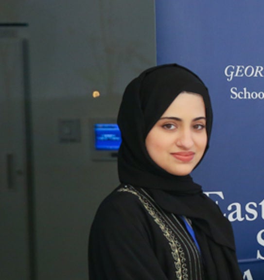 Editor-in-chief and current GU-Q senior Khawla Al Derbasti