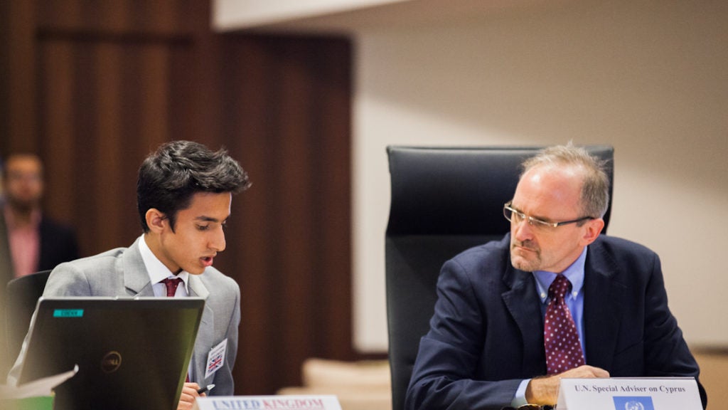 Georgetown SFS-Q Students Practice Diplomacy in International Negotiation