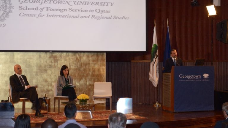 ندوة حوارية في جامعة جورجتاون تناقش آثار العقوبات المفروضة على إيران