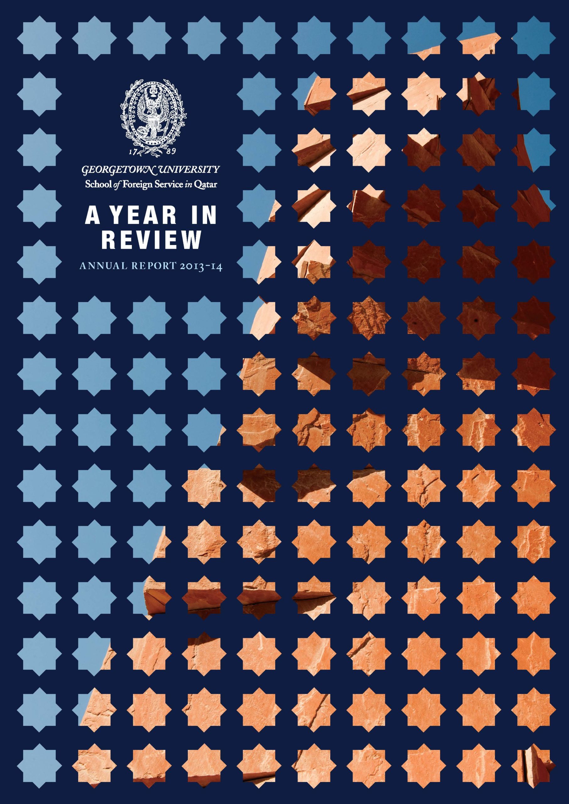 Annual Report book cover 2013-2014