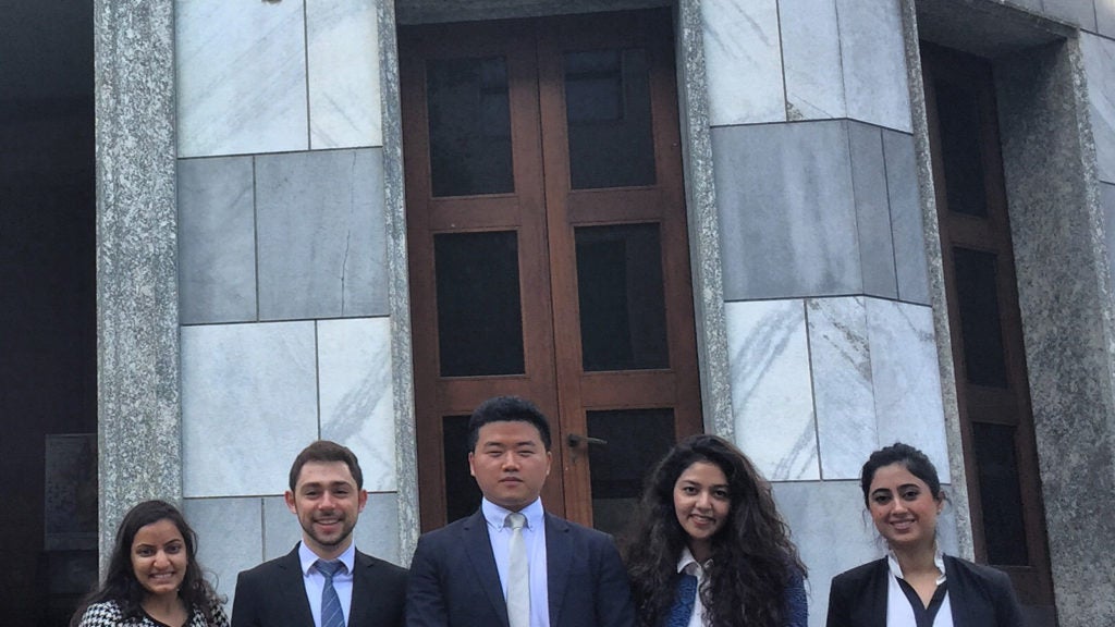 GU-Q Students taking Part in MUN Milan