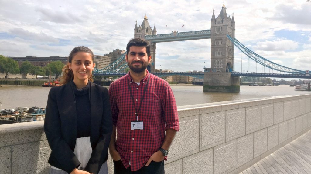 GU-Q Interns Nadia Al Khater & Abdurrehman Naveed