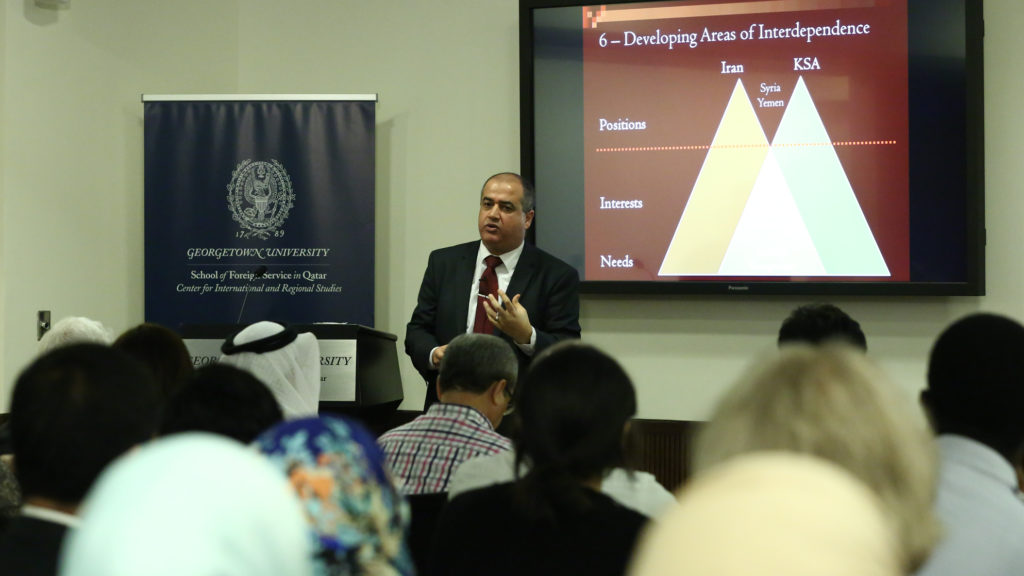 Dr. Ibrahim Fraihat tackles Saudi-Iranian relations at a public lecture