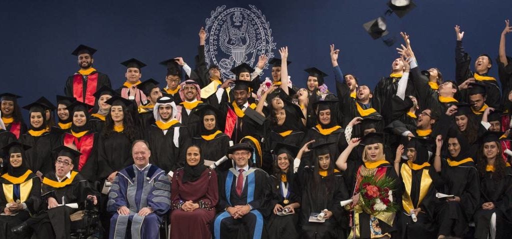 Class of 2016 with HE Sheikha Al Mayassa