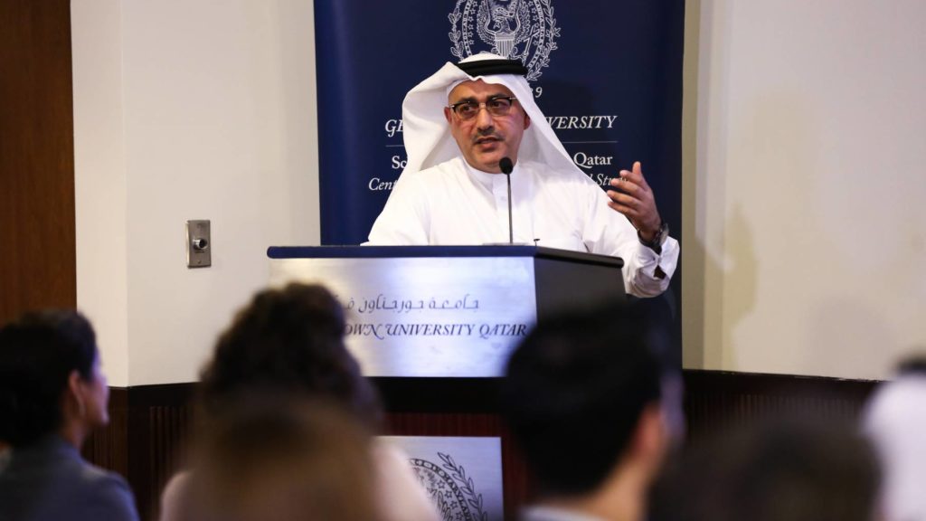 Ibrahim Jaidah at the CIRS Monthly Dialogue