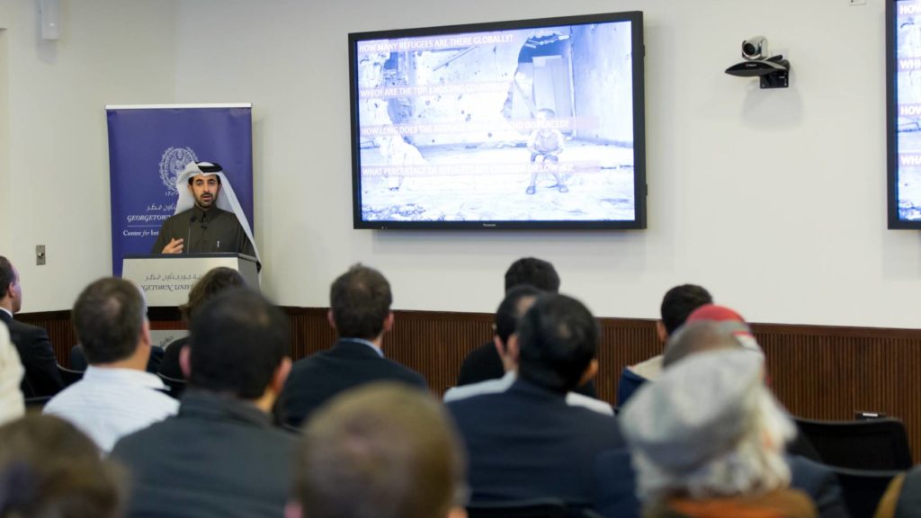 Essa Al-Mannai Speaking at the Event