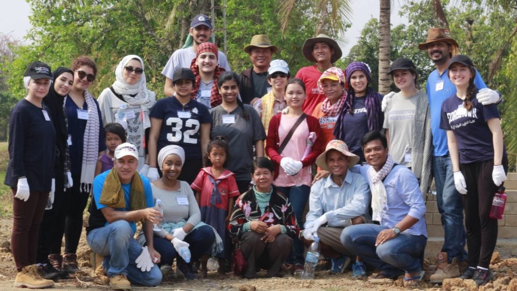 Group shot of the GUQ team in Cambodia