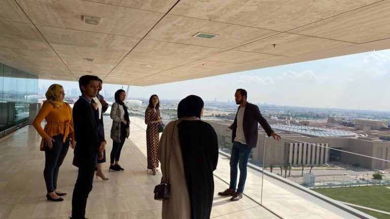 Qatar Foundation Visit Gives Georgetown Leadership Track Students a Birds Eye View of Higher Education