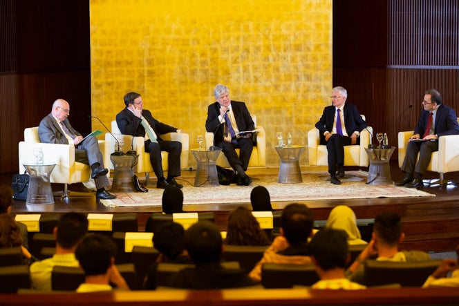 United Nations Officials at GU-Q for a Panel Discussion