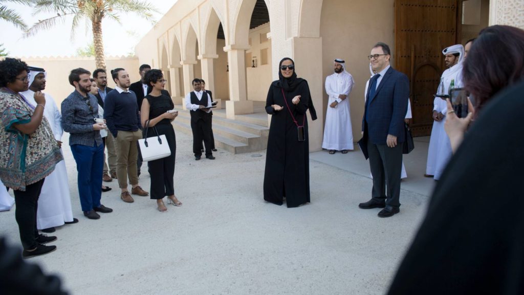 H.E. Sheikha Al Mayassa Al Thani Hosts Georgetown Alumni at National Museum Reception