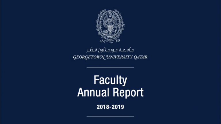 Faculty Annual Report 2018-2019