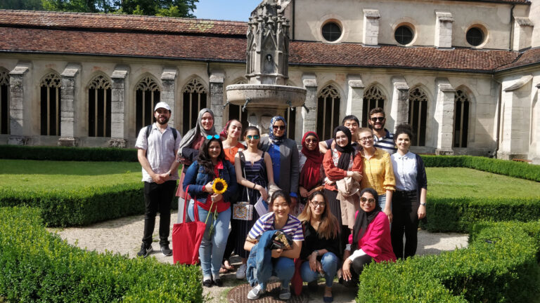 Students on Zones of Peace, Zones of Conflict trip in Spain