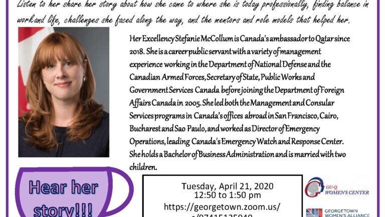 Mentor Tea with H.E. Stephanie McCollum