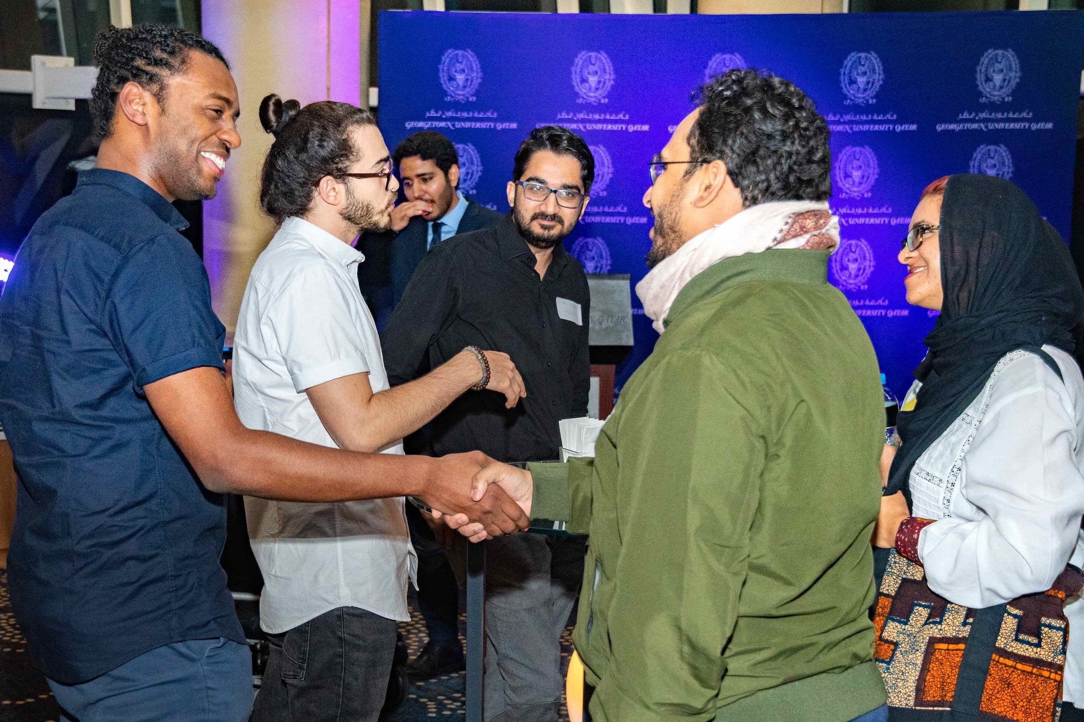 GU-Q Alumni on campus