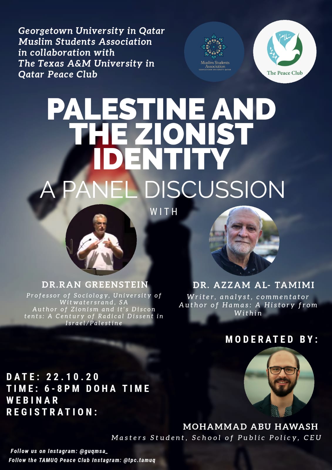 Panel discussion about Palestine and the Zionist Identity