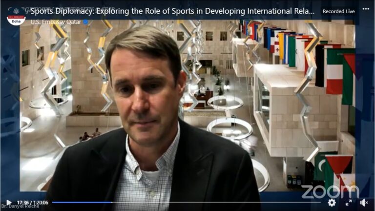 Head of Building a Legacy CIRS Research Initiative Shares Insights on U.S. Embassy Webinar on Sports Diplomacy