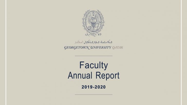 GU-Q Faculty Annual Report 2019-20