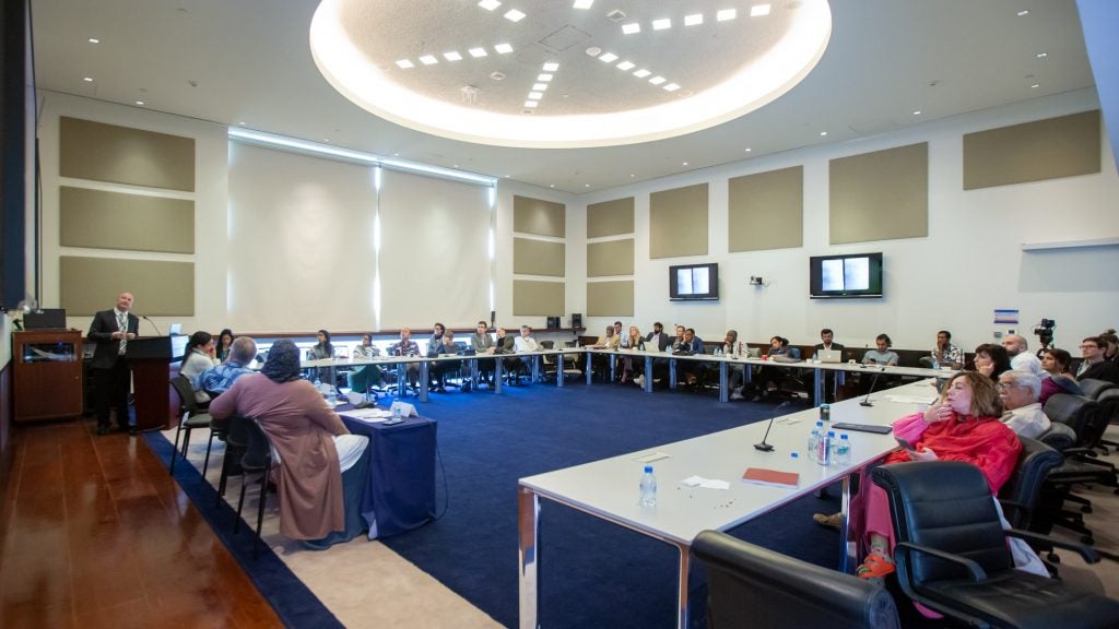 A panel of scholars gathered for the Indian Ocean Working Group conference