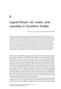 Cover of "Liquid Oman" by Mandana Limbert