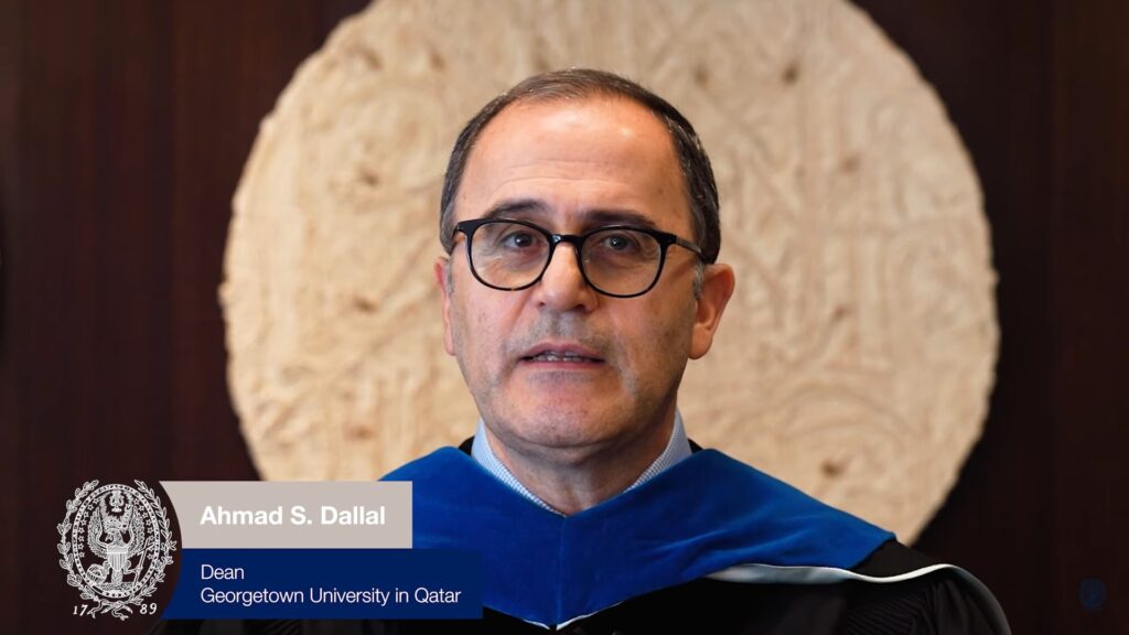 Dean of GU-Q, Dr. Ahmad Dallal