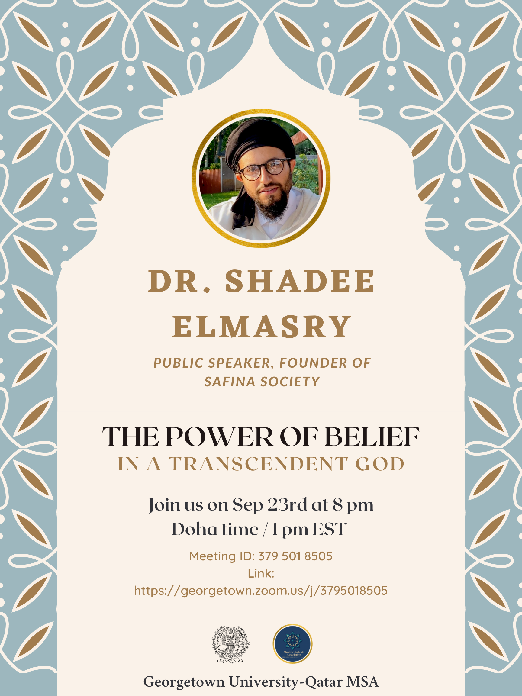 The Power of Belief event poster