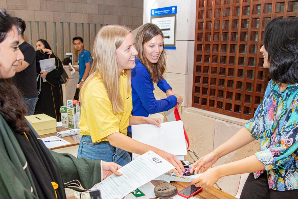 Students in Hoya Empowerment and Learning Program (HELP)