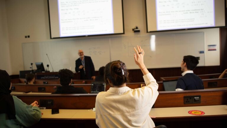 Students in the classroom