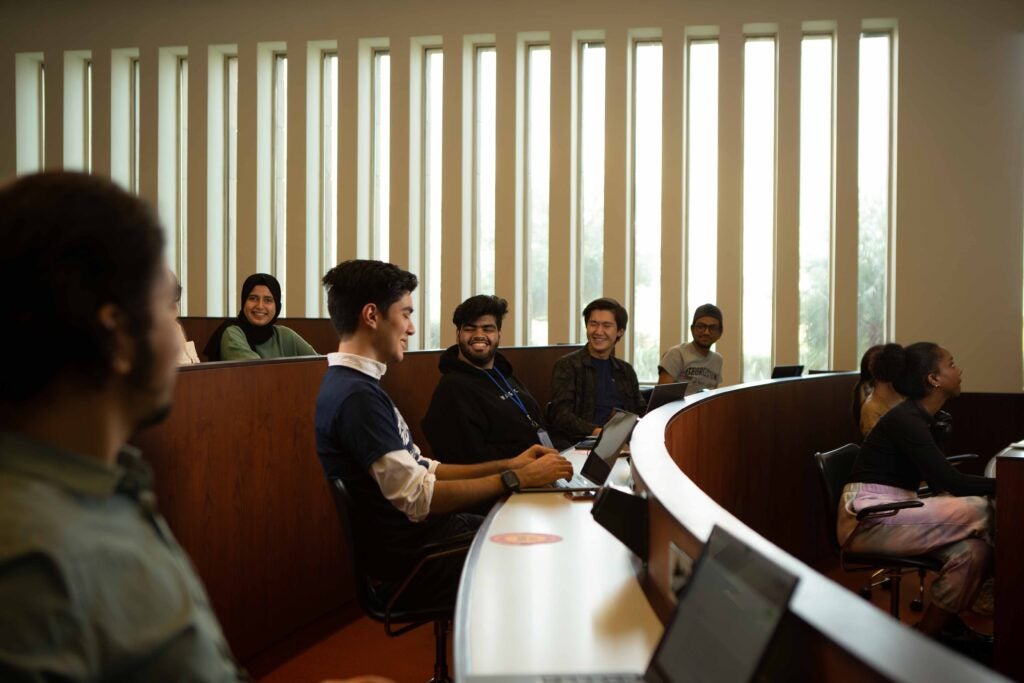 Students in the classroom