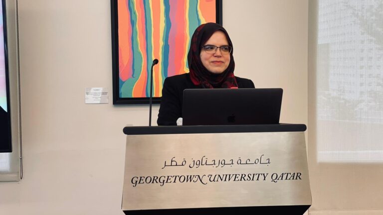 أستاذة الأدب بجورجتاون نادية سالم تناقش كتابها القادم في ندوات قطر تقرأ ￼