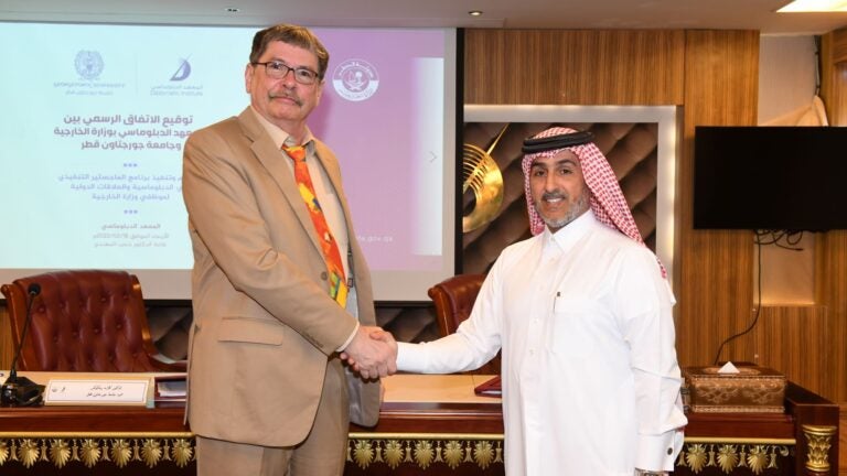 MOFA’s Diplomatic Institute and GU-Q Sign Agreement to Offer Master’s Program in Diplomacy