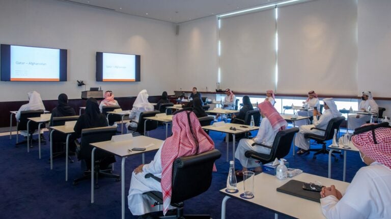 Qatari Diplomats in Georgetown Degree Program Gain Insights Through Dialogue