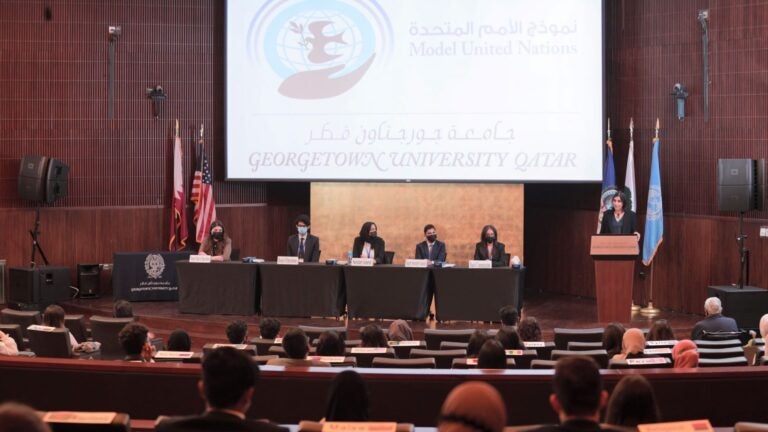 High School Students Step into a Brave New World at GU-Q MUN