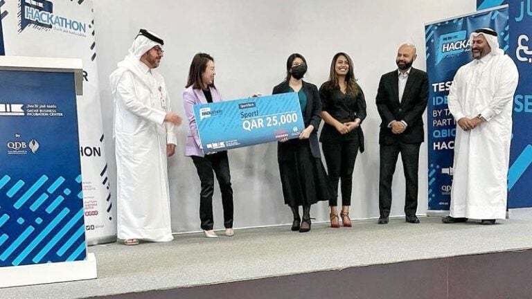 Two Georgetown Students Win QAR 25,000 in QBIC Hackathon
