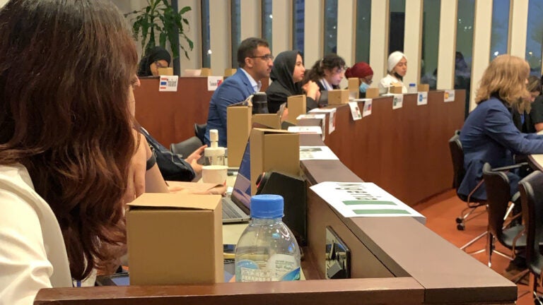 First QF Multiversity Model UN Organized by Georgetown University in Qatar
